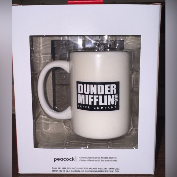 The Office World's Best Boss Coffee Mug Christmas Ornament - NEW - Picture 9 of 12